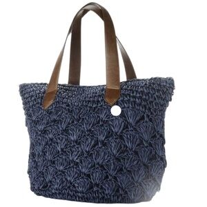 Croft & Barrow Blue Shoulder Bag with Textured Design